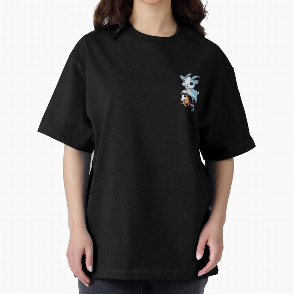 The Goat Flea Oversized T-Shirt Celebrate FIFA World Cup 2026 Featuring Haaland, Argentina, France and Brazil Energy, Global Supporter Spirit, Legendary Goals, National Colors and Tournament Celebration; Ideal for Passionate Fans Who Love Underdog