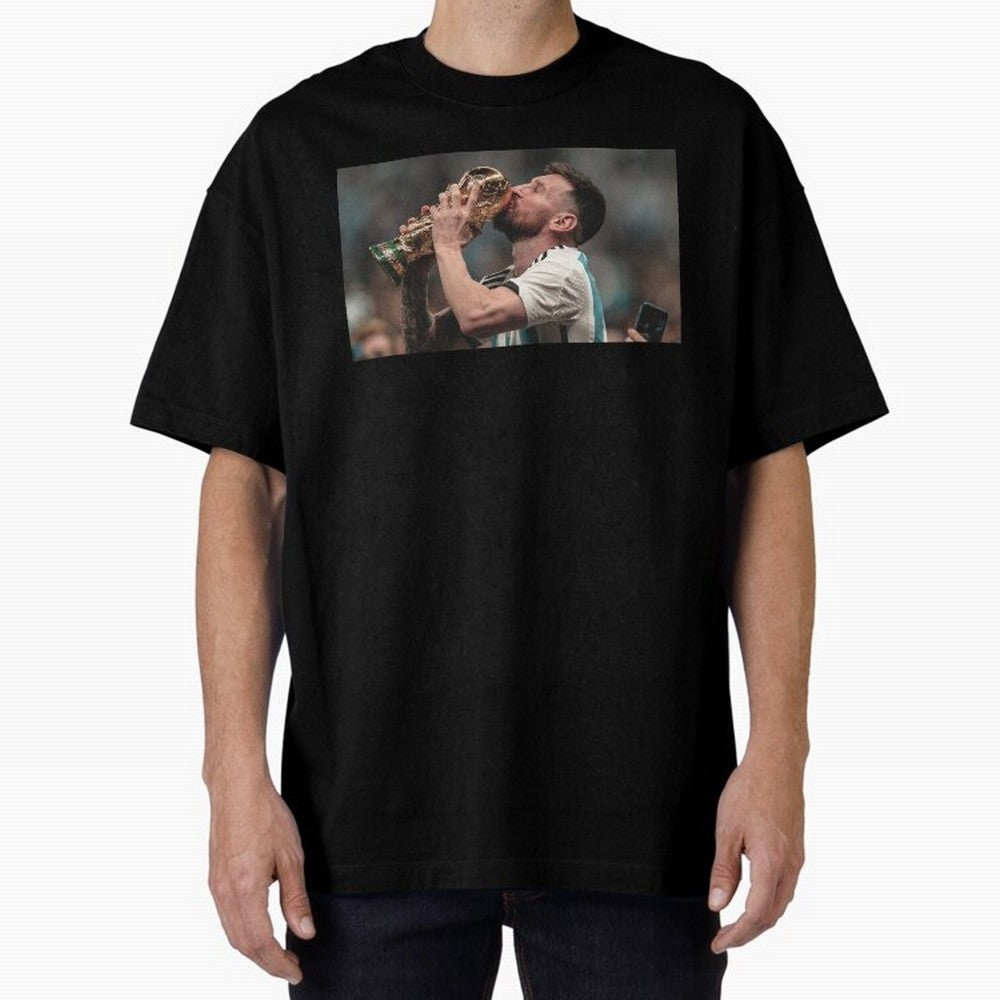 MESSI WITH THE WORLD CUP Classic T-Shirt Bring a Champion Mindset to Match Day Hype around FIFA World Cup 2026 Group Stage, Neymar, Haaland and Cristiano Ronaldo, Spain, Stadium Memories, Football Loyalty, International Chants and Championship