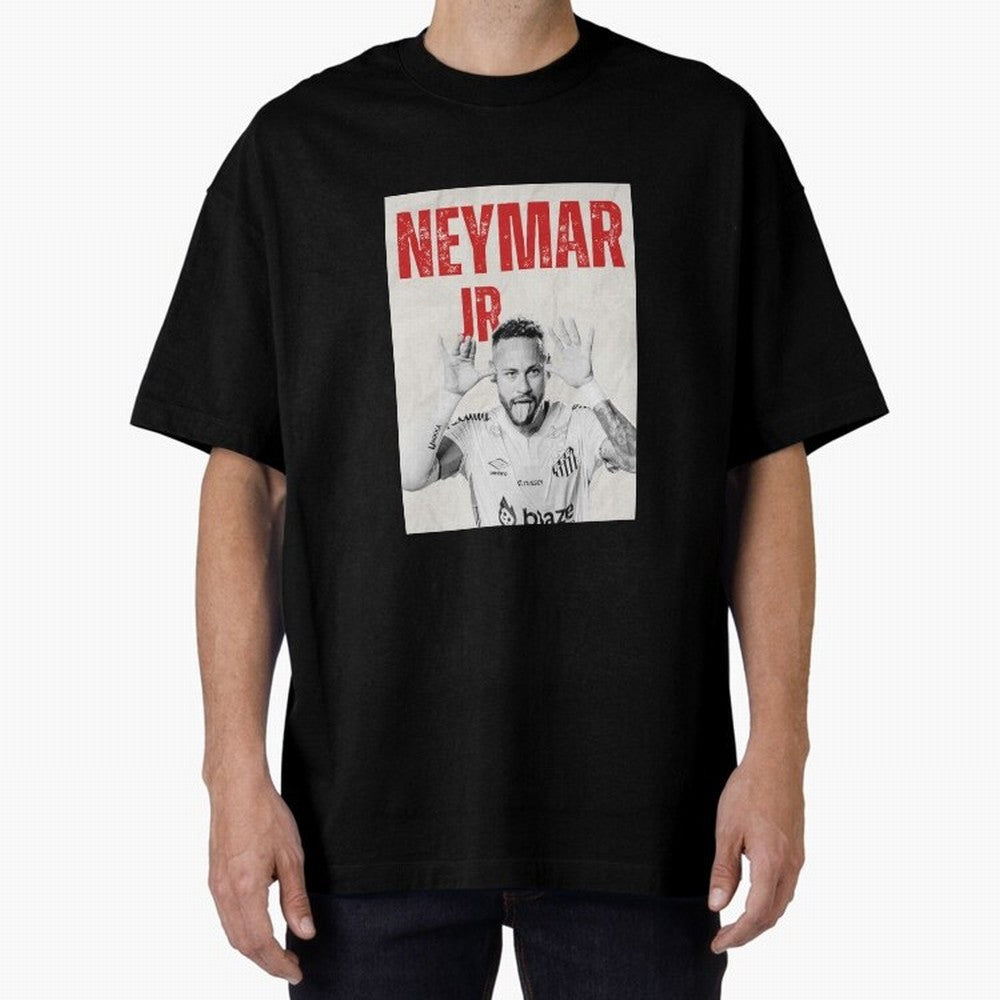 Neymar JR Classic T-Shirt Turn Up for the FIFA World Cup 2026 Journey through Messi, Neymar and Mbappe Highlights, France and Portugal Pride, Championship Spirit, Famous Goals, Roaring Crowds and International Football Unity; Ideal for Passionate