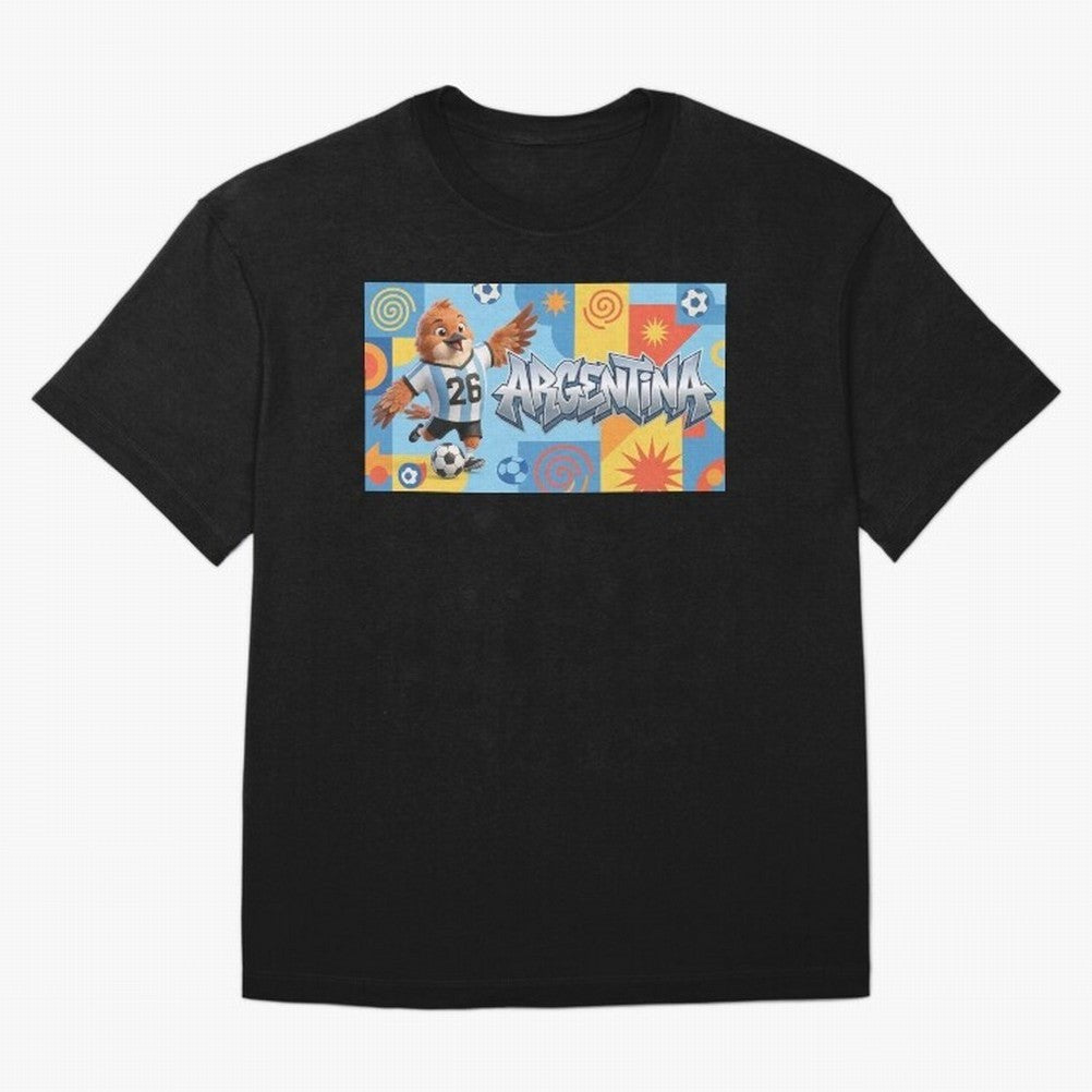 World Cup 2026 Argentina Soccer Team Fan Art Classic T-Shirt Embrace Match Day Hype around FIFA World Cup 2026 USA Canada Mexico, Cristiano Ronaldo, Portugal, Football History, Final Match Energy, Crowd Noise and Once in a Lifetime Moments; Ideal