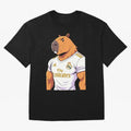 Real Madrid capybara elegant Classic T-Shirt Show Championship Spirit for FIFA World Cup 2026 Featuring Messi and Cristiano Ronaldo, Netherlands Energy, Champion Mindset, Group Stage Buzz, Knockout Tension and Passionate Fan Culture; Made for