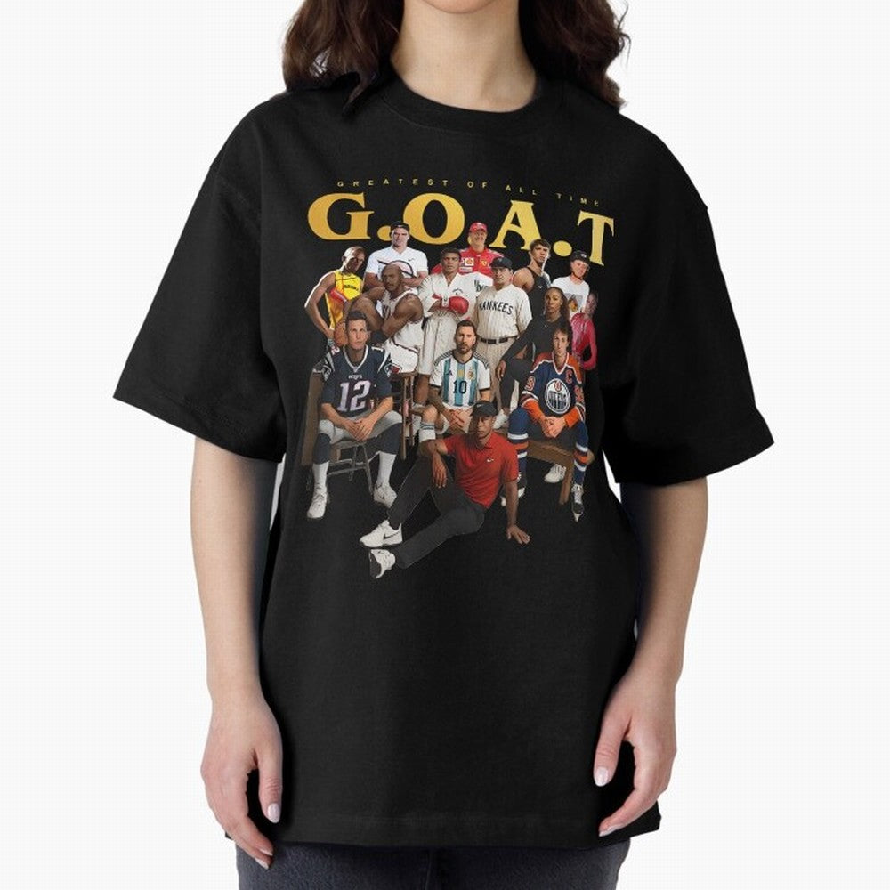 GOAT of all Sports Essential T-Shirt Bring Home the FIFA World Cup 2026 Group Stage Journey through CR7 and Messi Highlights, Argentina, France and Brazil Pride, Worldwide Fan Energy, Dramatic Goals, Stadium Lights and Championship Celebrations;