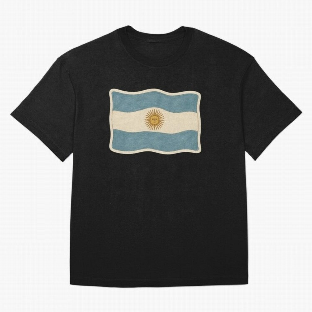 Argentina Flag Classic Sun of May National Design Classic T-Shirt Support Your Favorite Stars during FIFA World Cup 2026 USA Canada Mexico for Fans of Messi and England, France and Netherlands, Bringing Football Festival Excitement, Trophy