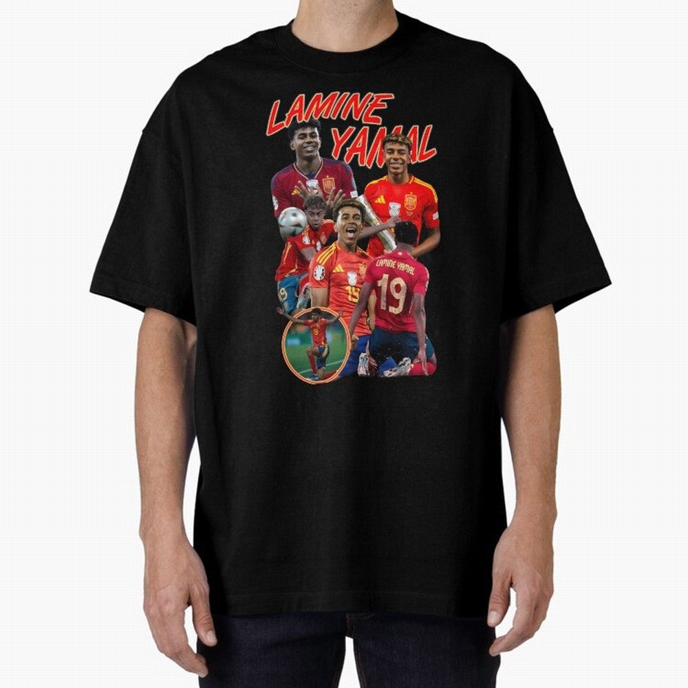 Lamine Yamal - Wonder Essential T-Shirt Turn Up for FIFA World Cup 2026 USA Canada Mexico for Fans of Neymar and Portugal, Bringing Football History, Final Match Energy, Crowd Noise and Once in a Lifetime Moments; Perfect for Fans, Collectors,