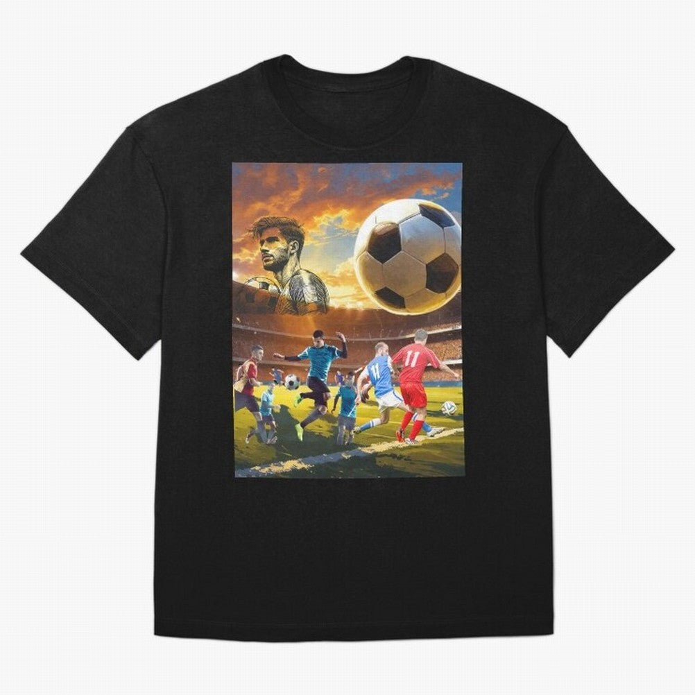 Soccer design Classic T-Shirt Bring Home FIFA World Cup 2026 for Fans of Messi, CR7 and Mbappe and France and Portugal, Bringing Worldwide Fan Energy, Dramatic Goals, Stadium Lights and Championship Celebrations; Ideal for Fans Who Follow Messi,
