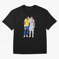 Messi and Neymar Copa America Friends Classic T-Shirt Fuel Global Football Passion for FIFA World Cup 2026, Centered on Haaland, England, France and Netherlands, Tournament Hype, Historic Matchups, Family Viewing Parties and Global Sports Pride;