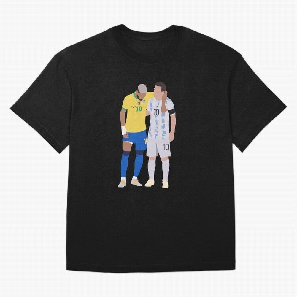 Messi and Neymar Copa America Friends Classic T-Shirt Fuel Global Football Passion for FIFA World Cup 2026, Centered on Haaland, England, France and Netherlands, Tournament Hype, Historic Matchups, Family Viewing Parties and Global Sports Pride;