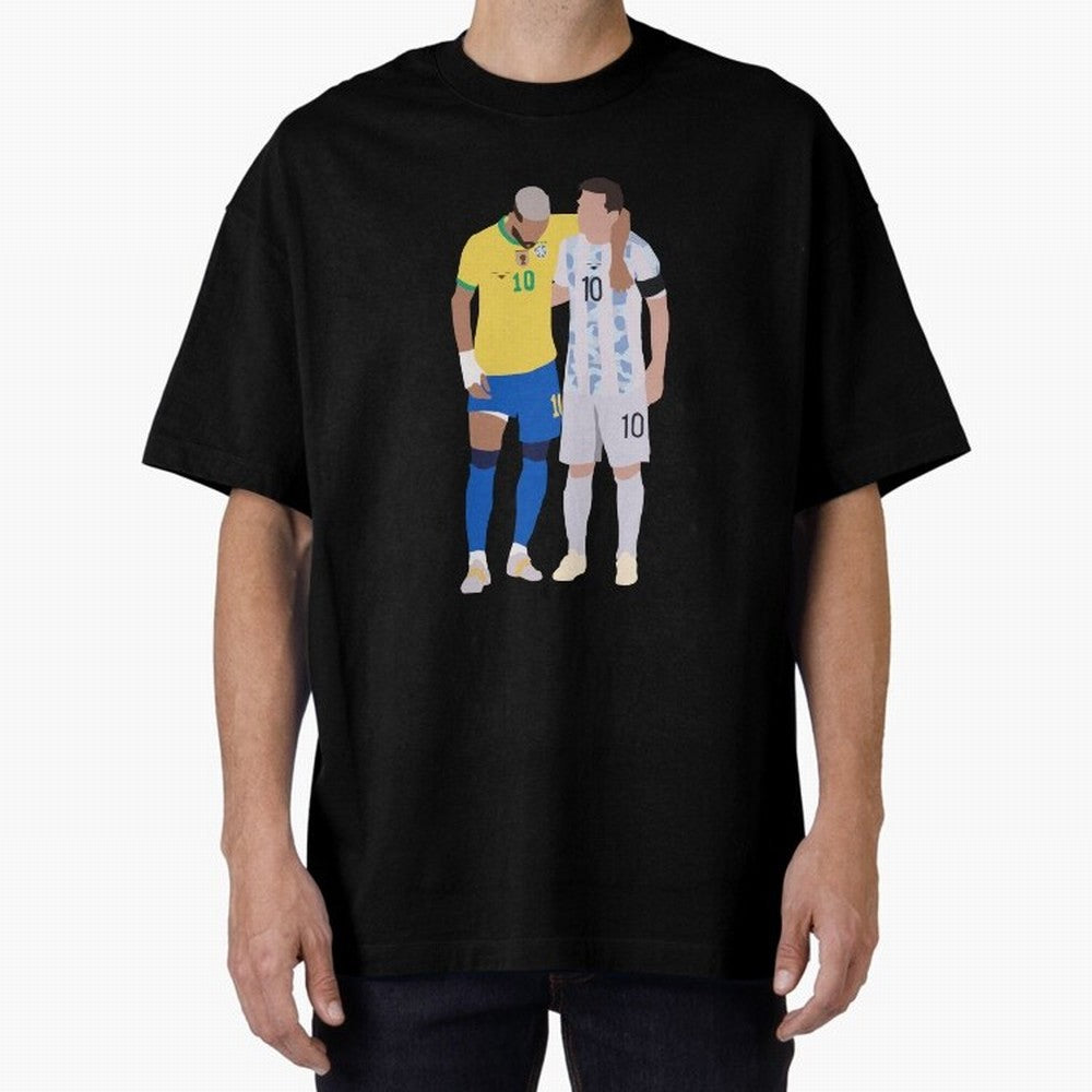 Messi and Neymar Copa America Friends Classic T-Shirt Fuel Global Football Passion for FIFA World Cup 2026, Centered on Haaland, England, France and Netherlands, Tournament Hype, Historic Matchups, Family Viewing Parties and Global Sports Pride;