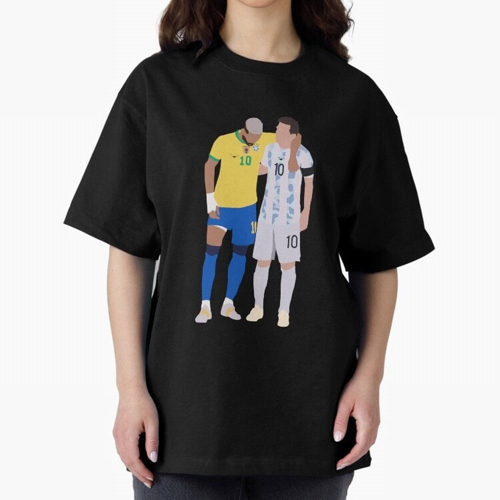 Messi and Neymar Copa America Friends Classic T-Shirt Fuel Global Football Passion for FIFA World Cup 2026, Centered on Haaland, England, France and Netherlands, Tournament Hype, Historic Matchups, Family Viewing Parties and Global Sports Pride;