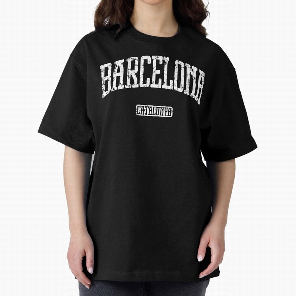 Barcelona (White Print) Essential T-Shirt Honor the Football Icons of Match Day Hype around FIFA World Cup 2026, Mbappe, England and Germany, Soccer Culture, Superstar Moments, National Team Dreams and Competitive Fire; Perfect for People Who Love