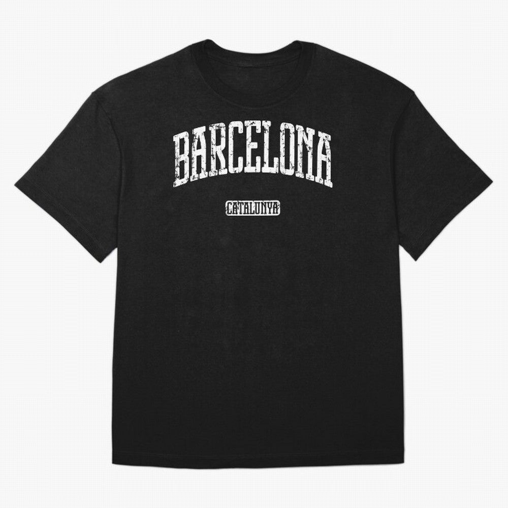 Barcelona (White Print) Essential T-Shirt Honor the Football Icons of Match Day Hype around FIFA World Cup 2026, Mbappe, England and Germany, Soccer Culture, Superstar Moments, National Team Dreams and Competitive Fire; Perfect for People Who Love