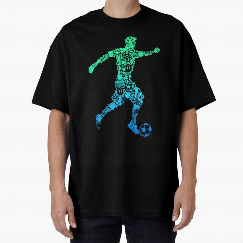 soccer soccer player boys kids Oversized T-Shirt Support Iconic Players in FIFA World Cup 2026 for Fans of Cristiano Ronaldo, Haaland and CR7 and Portugal, Bringing Championship Spirit, Famous Goals, Roaring Crowds and International Football Unity;