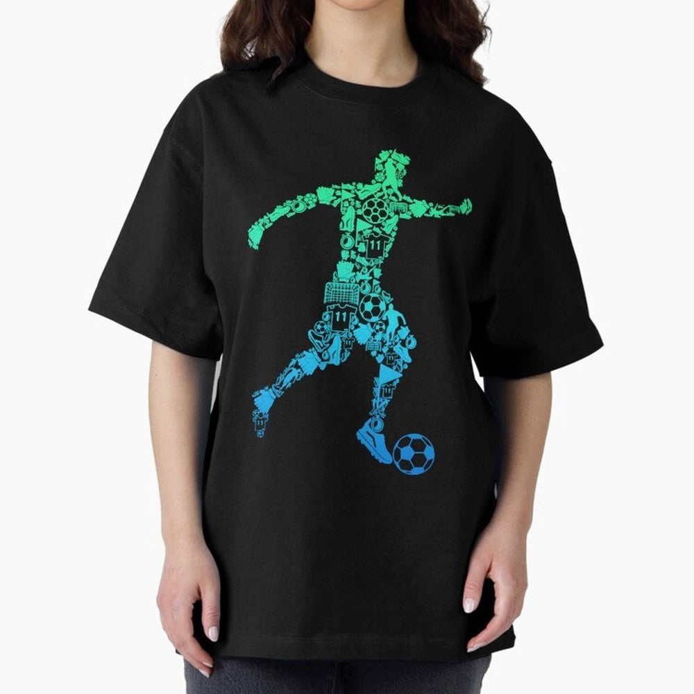 soccer soccer player boys kids Oversized T-Shirt Support Iconic Players in FIFA World Cup 2026 for Fans of Cristiano Ronaldo, Haaland and CR7 and Portugal, Bringing Championship Spirit, Famous Goals, Roaring Crowds and International Football Unity;
