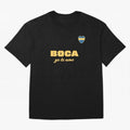 BOCA JUNIORS I LOVE YOU Fitted V-Neck T-Shirt Cheer through Every Moment of FIFA World Cup 2026 Group Stage with Messi and Cristiano Ronaldo, Argentina Energy, Goal Celebration Energy, Supporter Heritage, Football Icons and Worldwide Tournament