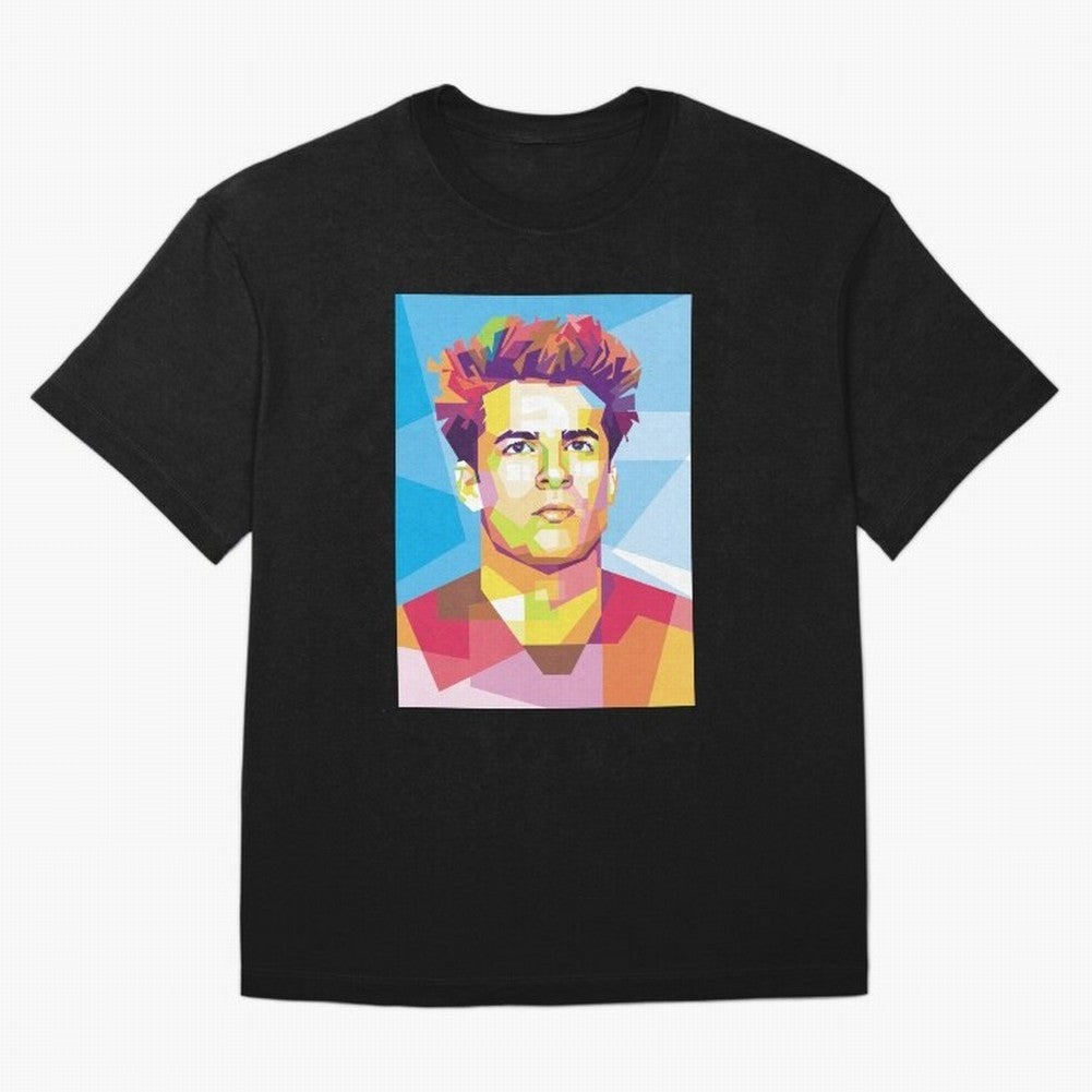 Riqui Puig in Pop Art Portrait Style Classic T-Shirt Celebrate Every Goal in the FIFA World Cup 2026 USA Canada Mexico Journey through Messi, CR7 and Mbappe Highlights, Brazil Pride, Game Day Rituals, Football Legends, Country Pride and the Road to