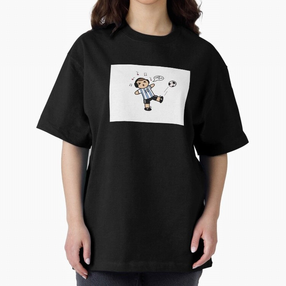 Musical Messi Premium T-Shirt Celebrate Global Passion for FIFA World Cup 2026 Built around CR7 and Messi, Spain Energy, Football Festival Excitement, Trophy Ambitions, Country Rivalries and Star Player Buzz; Ideal for Passionate Fans Who Love