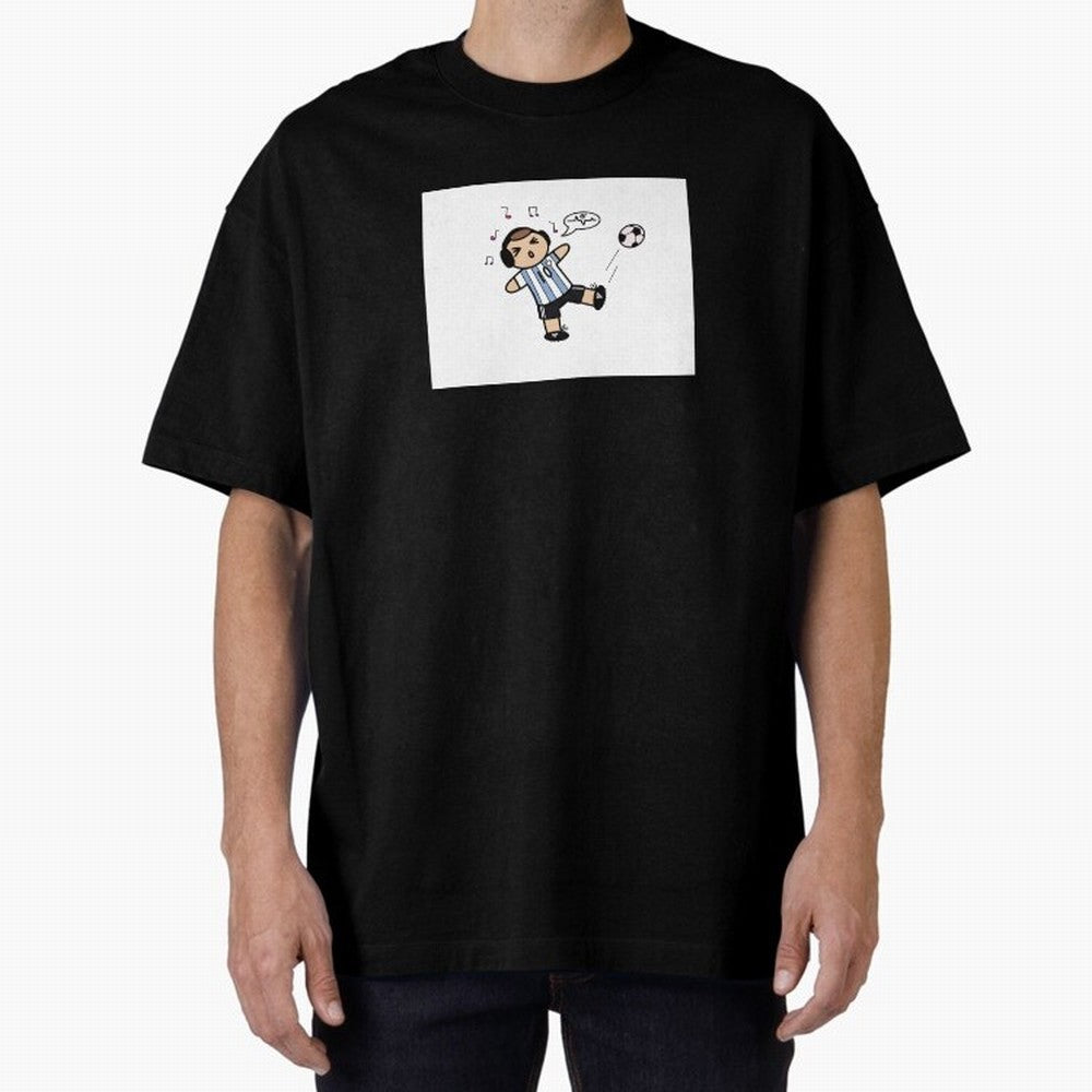 Musical Messi Premium T-Shirt Celebrate Global Passion for FIFA World Cup 2026 Built around CR7 and Messi, Spain Energy, Football Festival Excitement, Trophy Ambitions, Country Rivalries and Star Player Buzz; Ideal for Passionate Fans Who Love
