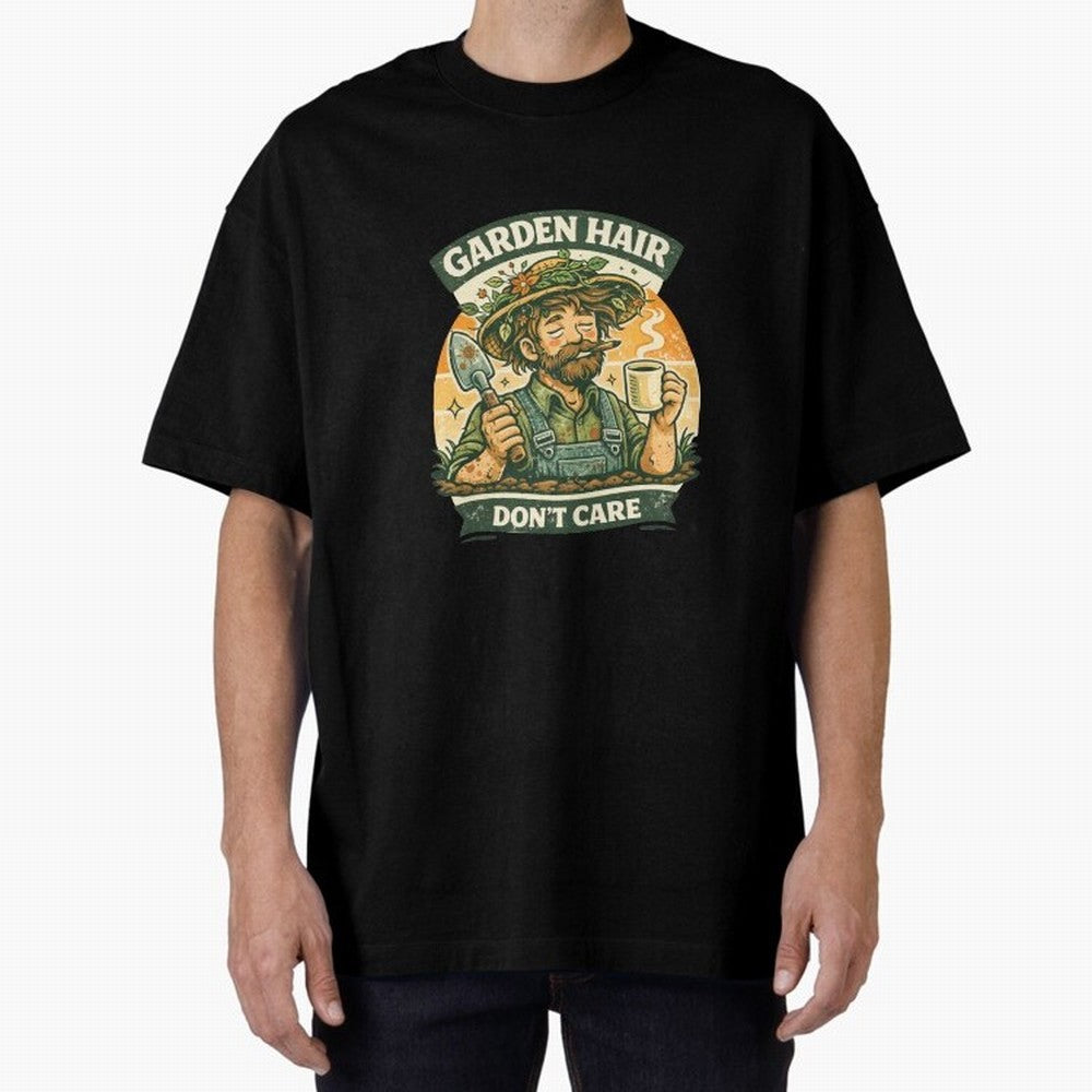 Garden Hair Don't Care - Funny Retro Gardener for Men Classic T-Shirt Feel International Energy from Match Day Hype around FIFA World Cup 2026 USA Canada Mexico, CR7, England, Stadium Memories, Football Loyalty, International Chants and