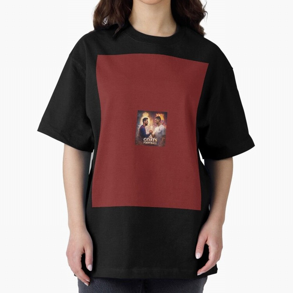 The goats of football Graphic T-Shirt Feel Match Day Hype around FIFA World Cup 2026 USA Canada Mexico, CR7 and Messi, Portugal, Spain and Germany, Champion Mindset, Group Stage Buzz, Knockout Tension and Passionate Fan Culture; Built for