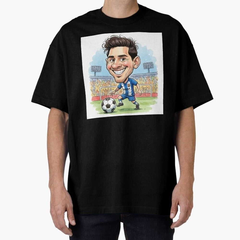 La Pulga Premium T-Shirt Celebrate Supporters United by FIFA World Cup 2026 Spirit, Featuring Spain, Haaland, Sports Nostalgia, International Competition, Famous Players and Unforgettable Victories; Perfect for People Who Love Argentina, Brazil,