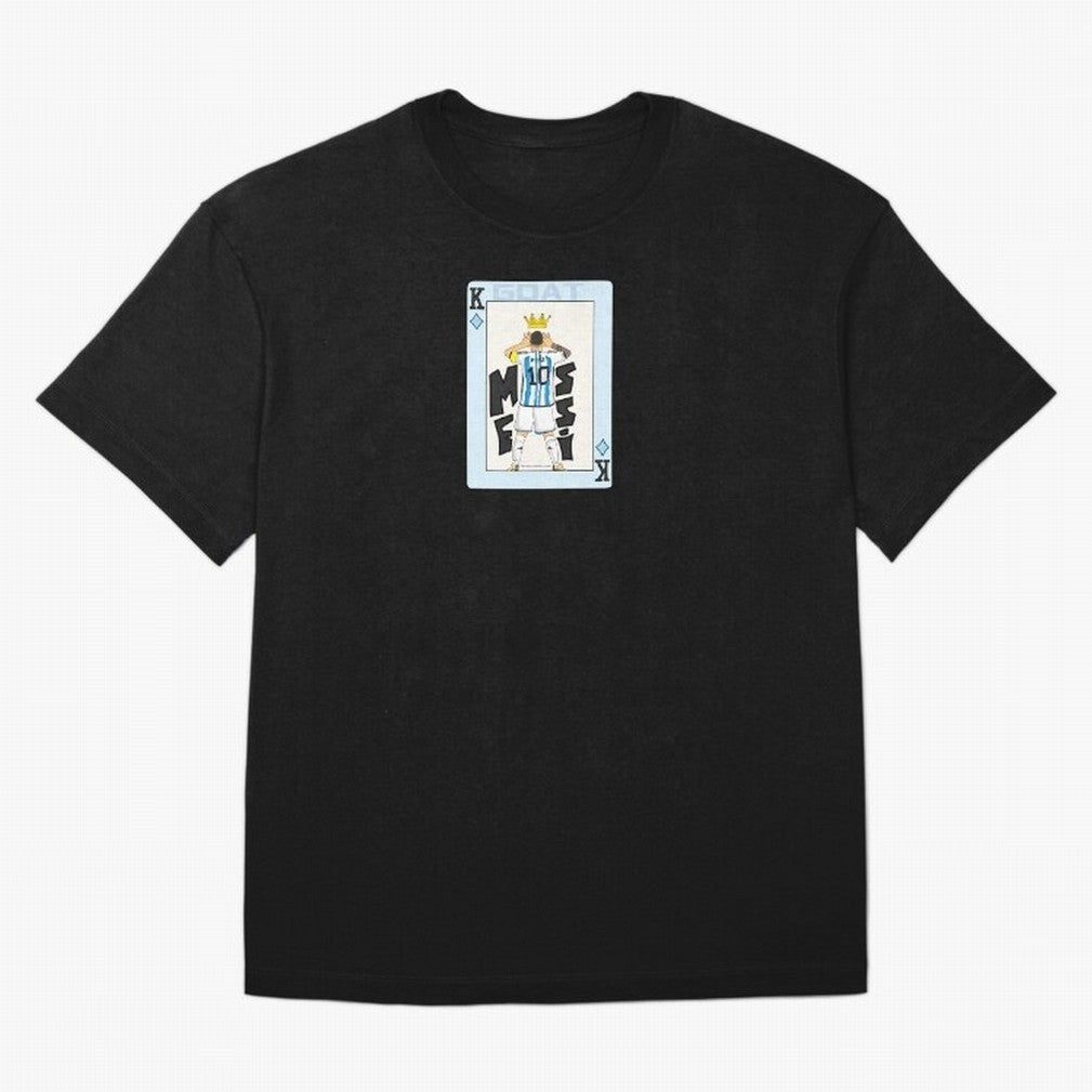 Deck of cards Messi Premium T-Shirt Bring a Vintage Feel to FIFA World Cup 2026 Group Stage Spirit, Made for France and Portugal, Cristiano Ronaldo, Stadium Memories, Football Loyalty, International Chants and Championship Tradition; Made for Die