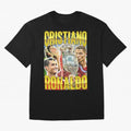 Cristiano Ronaldo CR7 SIUUU El Bicho Vintage Retro Design Premium T-Shirt Embrace FIFA World Cup 2026 Group Stage Spirit, with France and Portugal, CR7 and Messi, Supporter Pride, Iconic Celebrations, Legendary Names and Global Match Day Energy;