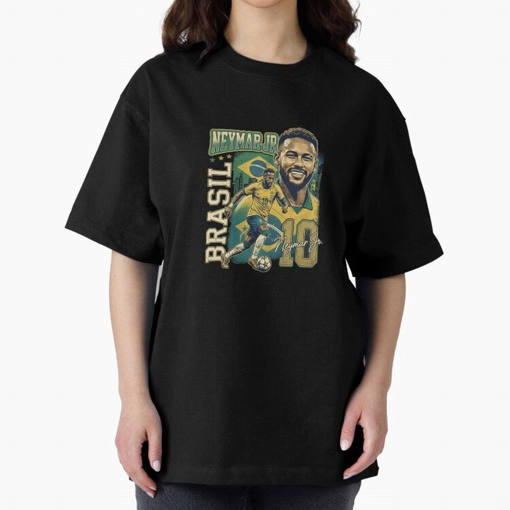 Neymar Jr Brazil Vintage Essential T-Shirt Bring Match Day Fire to Global Football Passion for FIFA World Cup 2026 Group Stage, Celebrating CR7, Argentina and Brazil, Supporter Pride, Iconic Celebrations, Legendary Names and Global Match Day