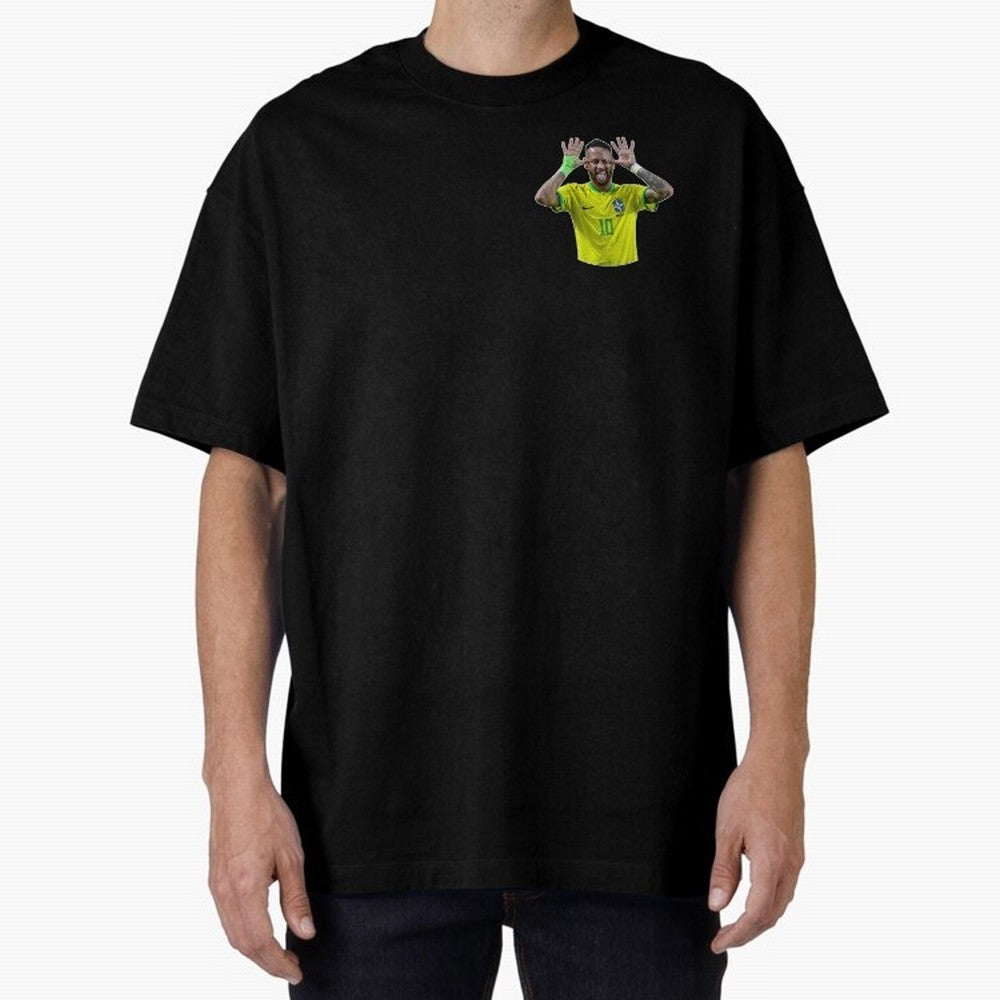 Neymar Oversized T-Shirt Fuel Your Fan Pride for Global Football Passion for FIFA World Cup 2026 Group Stage, Driven by CR7, Portugal, Spain and Germany, Football History, Final Match Energy, Crowd Noise and Once in a Lifetime Moments; Ideal for