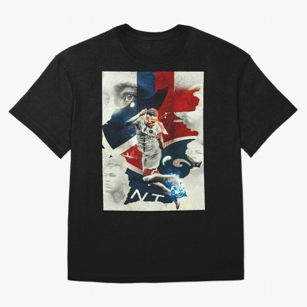 Neymar Art Wallpaper Classic T-Shirt Carry FIFA World Cup 2026 Group Stage Connected to Cristiano Ronaldo, England Energy, Fan Favorite Moments, National Team Passion, Big Match Drama and Soccer History; Perfect for People Who Love Argentina,