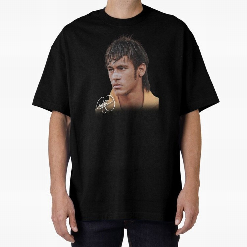 Neymar Jr T-Shirt Big Face Young Neymar Classic T-Shirt Bring Match Day Fire to the FIFA World Cup 2026 Journey through Mbappe and Neymar Highlights, Argentina, France and Brazil Pride, Stadium Memories, Football Loyalty, International Chants and