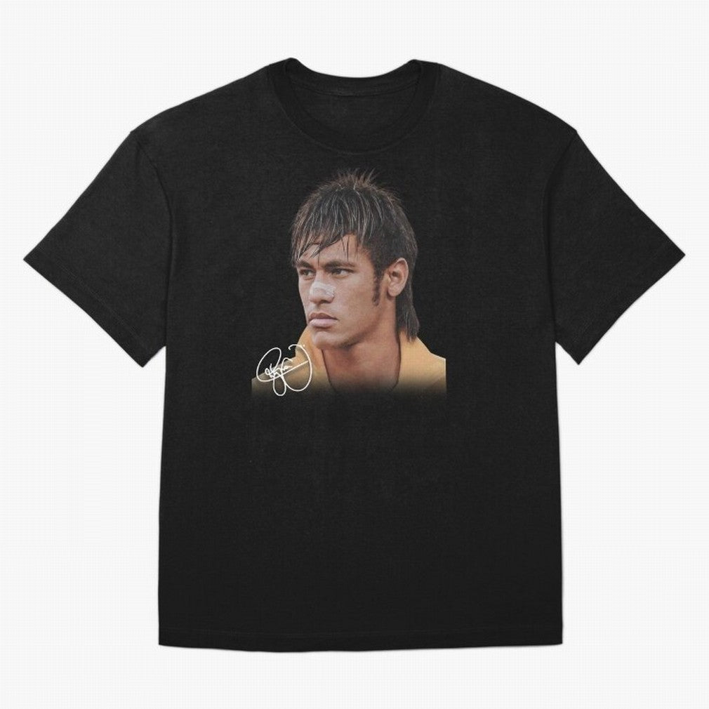 Young Neymar Jr T-Shirt | Big Face Young Neymar Classic T-Shirt Mark FIFA World Cup 2026 Filled with Cristiano Ronaldo, Haaland and CR7, Netherlands Energy, Match Day Excitement, Supporter Culture, Golden Goals and Global Football Passion; Perfect