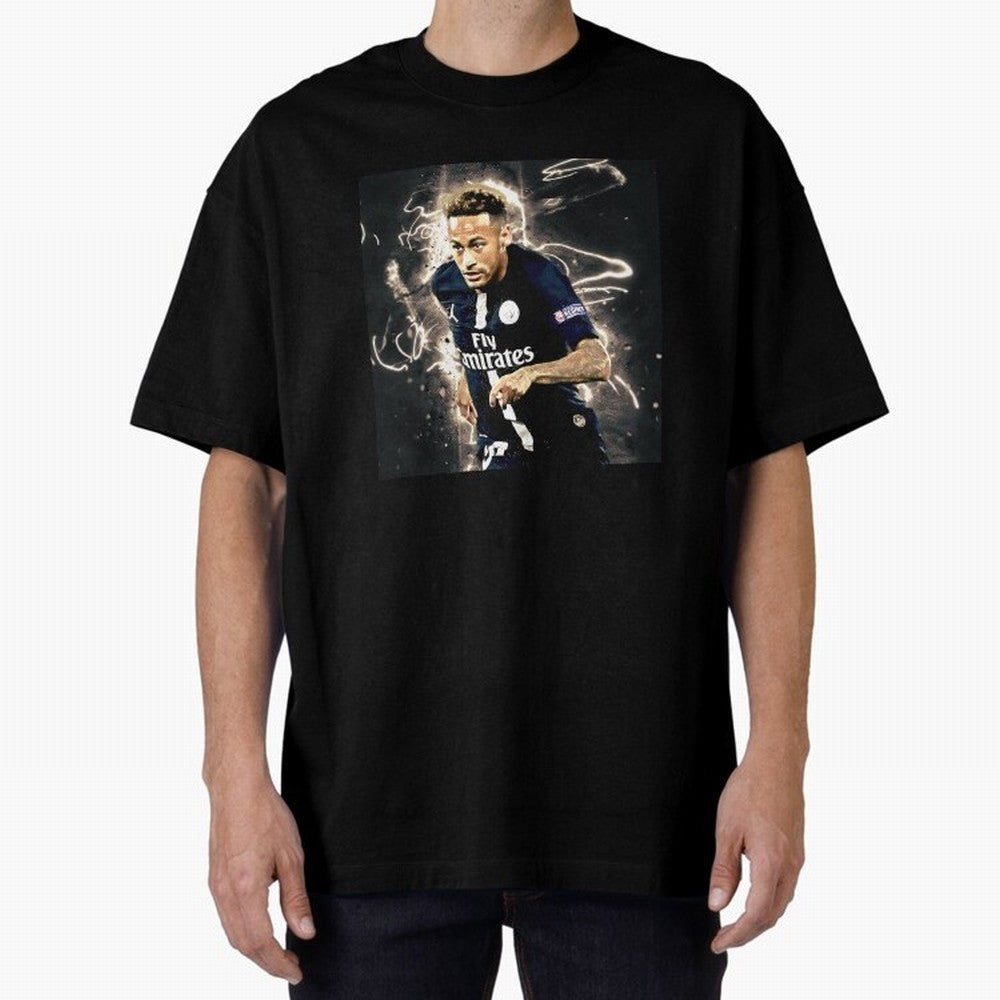 Neymar Run Oversized T-Shirt Bring Match Day Fire to the FIFA World Cup 2026 Journey through Messi Highlights, Spain Pride, Stadium Memories, Football Loyalty, International Chants and Championship Tradition; Great for Watch Parties, Sports Bars,