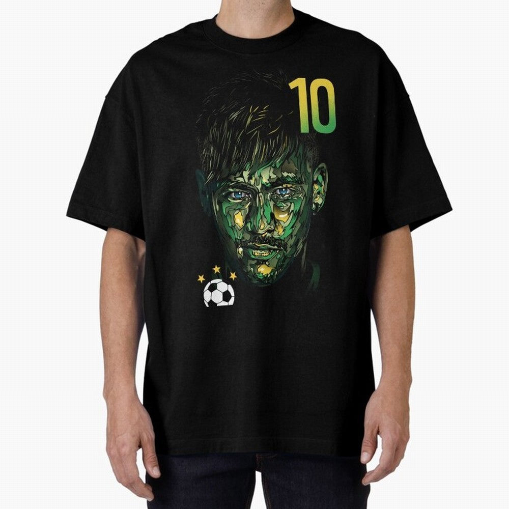 NEYMAR JR. Classic T-Shirt Refresh Global Football Passion for FIFA World Cup 2026 Group Stage, Celebrating CR7, Portugal, Spain and Germany, Stadium Chants, National Pride, Trophy Dreams and Unforgettable Football Memories; Ideal for Football