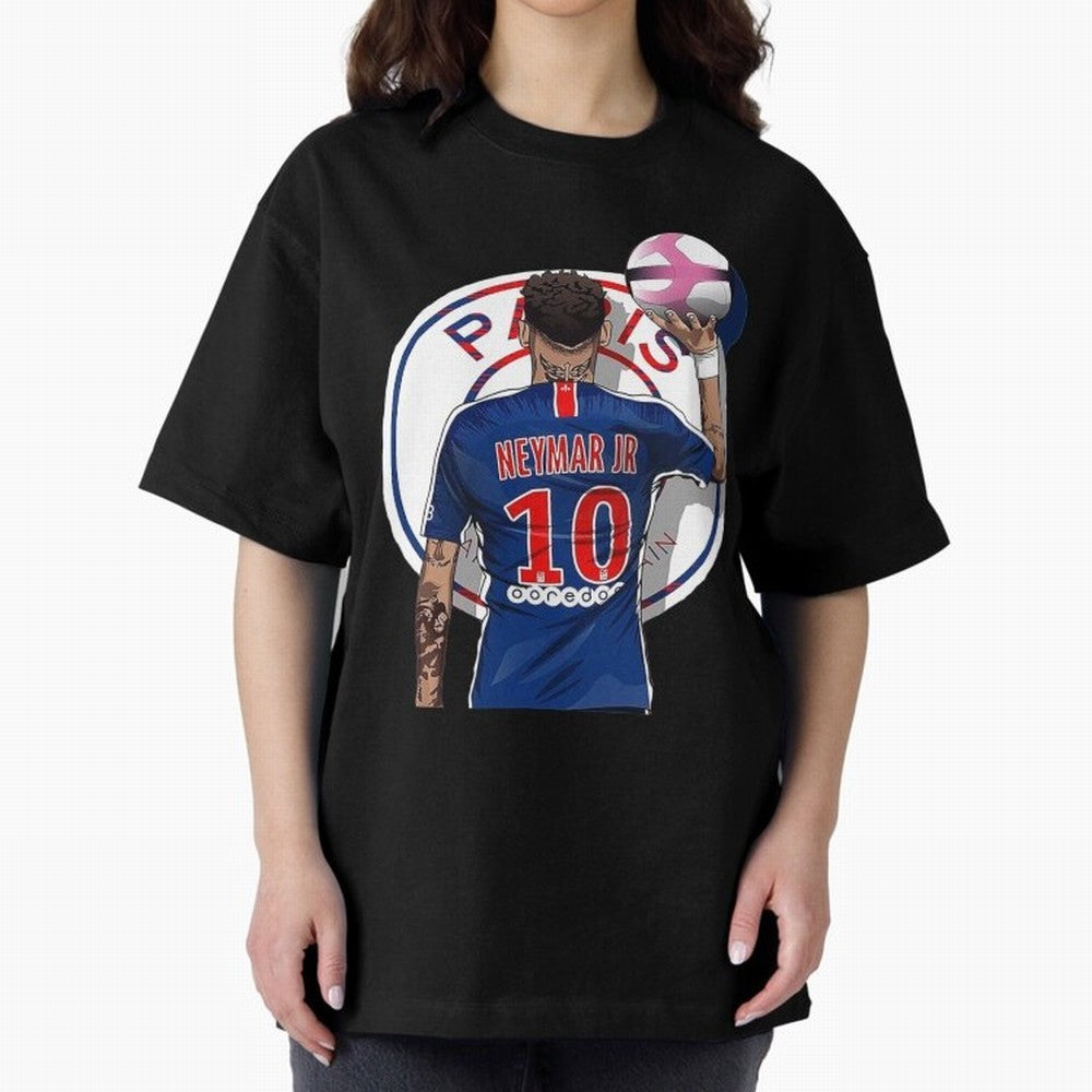 Art Neymar Illustration Classic T-Shirt Join FIFA World Cup 2026 USA Canada Mexico Highlighting Mbappe, France Energy, Soccer Culture, Superstar Moments, National Team Dreams and Competitive Fire; Built for Supporters Chasing Trophy Dreams, Final