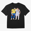 Messi and Neymar Copa America Friends Oversized T-Shirt Show Fan Pride Across FIFA World Cup 2026 USA Canada Mexico Celebrating Messi, Neymar and Mbappe, Argentina, France and Brazil Energy, Football Passion, Legendary Performances, Festival Vibes