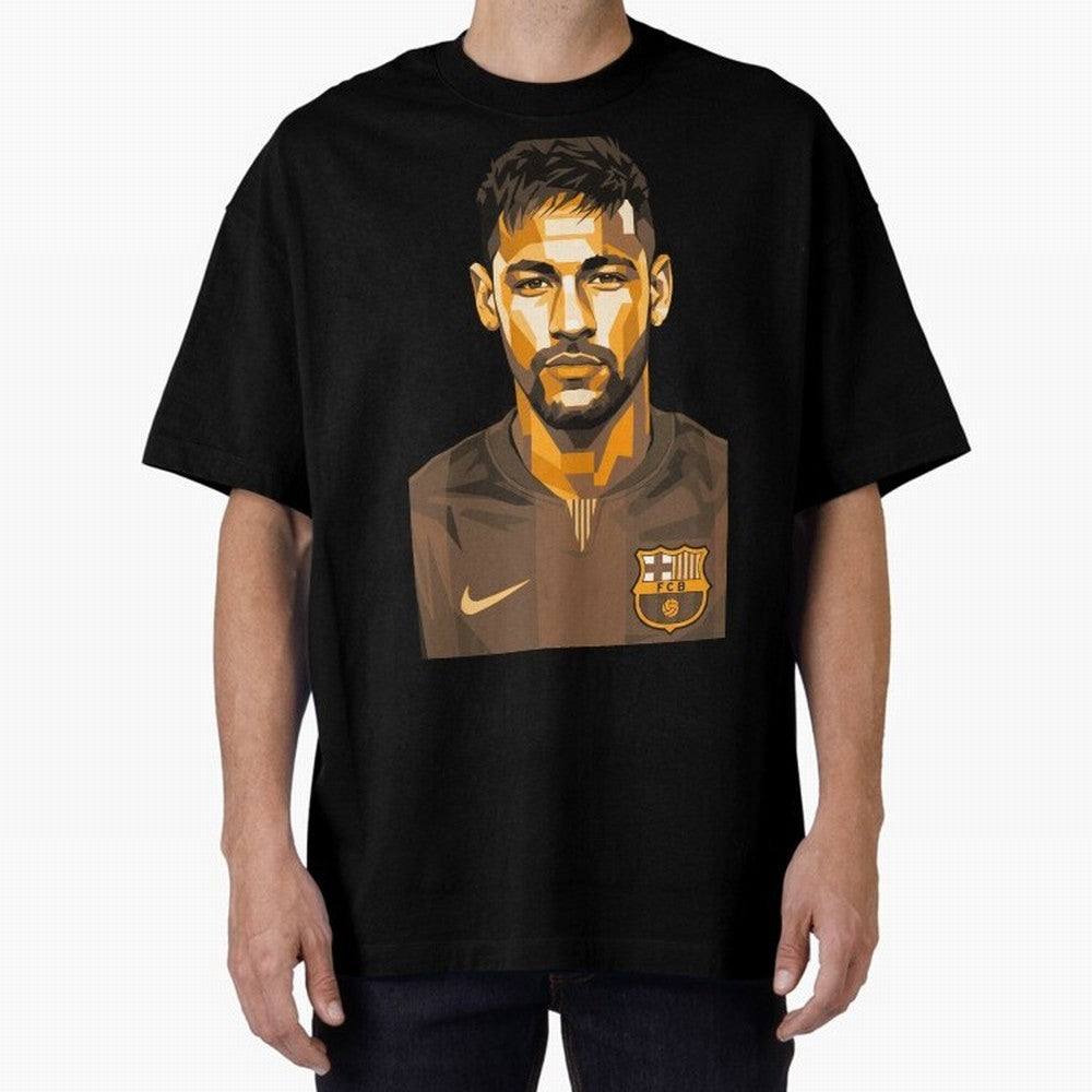 Neymar Classic T-Shirt Celebrate Fan Culture around Global Football Passion for FIFA World Cup 2026 USA Canada Mexico, with Neymar, Brazil, Vintage Soccer Flavor, Modern Football Stars, National Flags and Final Night Emotion; Ideal for Football