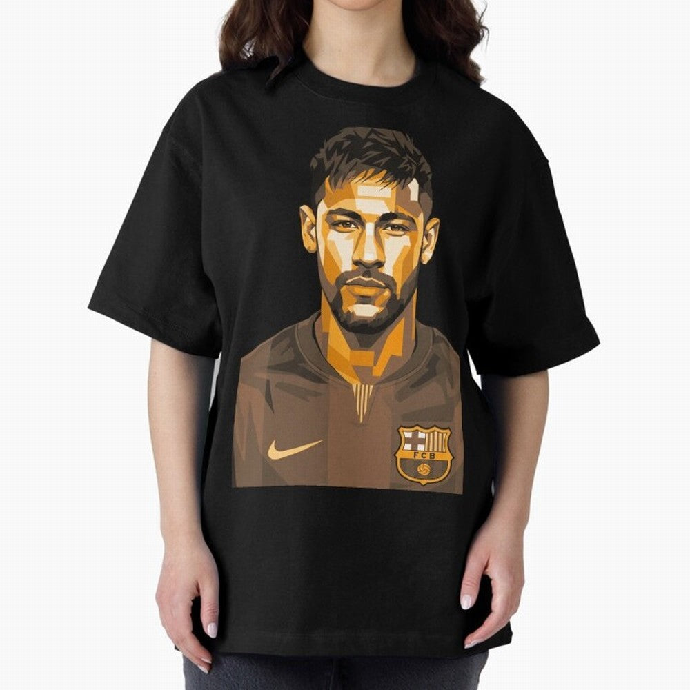 Neymar Classic T-Shirt Celebrate Fan Culture around Global Football Passion for FIFA World Cup 2026 USA Canada Mexico, with Neymar, Brazil, Vintage Soccer Flavor, Modern Football Stars, National Flags and Final Night Emotion; Ideal for Football