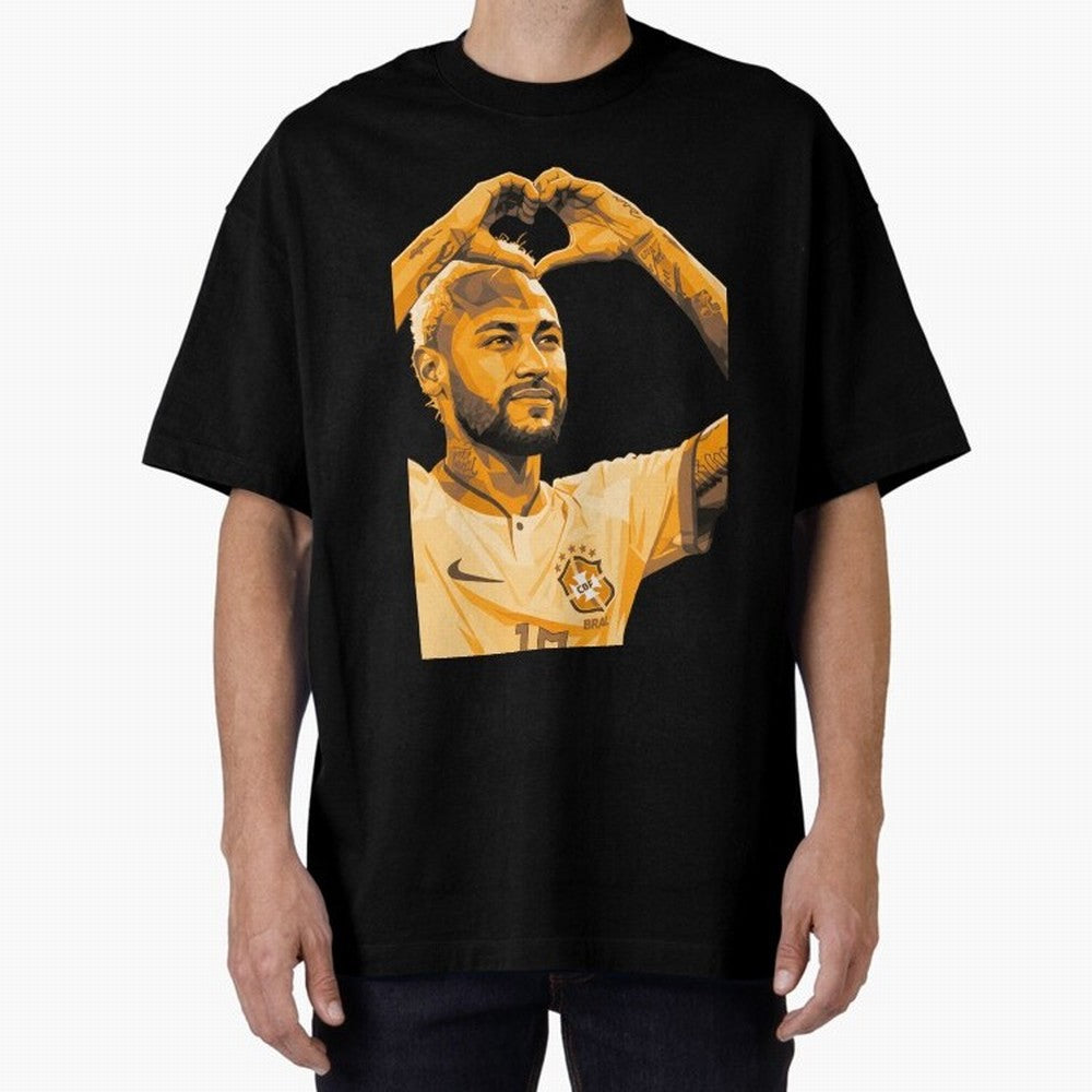 Neymar Classic T-Shirt Showcase Global Football Passion for FIFA World Cup 2026 USA Canada Mexico, Capturing Messi, CR7 and Mbappe, France and Portugal, Global Supporter Spirit, Legendary Goals, National Colors and Tournament Celebration; Perfect