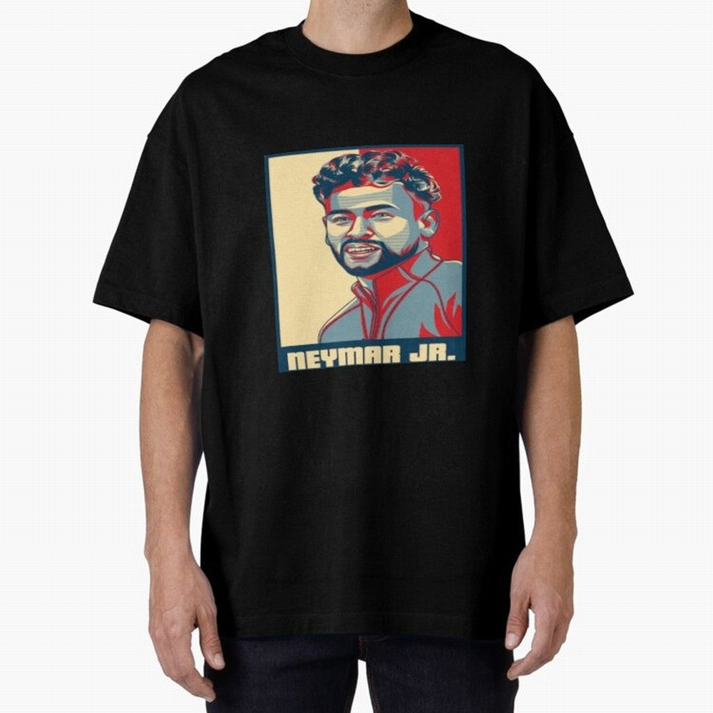 neymar jr al nassr Oversized T-Shirt Honor the FIFA World Cup 2026 Journey through Messi, CR7 and Mbappe Highlights, Brazil, Portugal and Argentina Pride, Football Festival Excitement, Trophy Ambitions, Country Rivalries and Star Player Buzz;