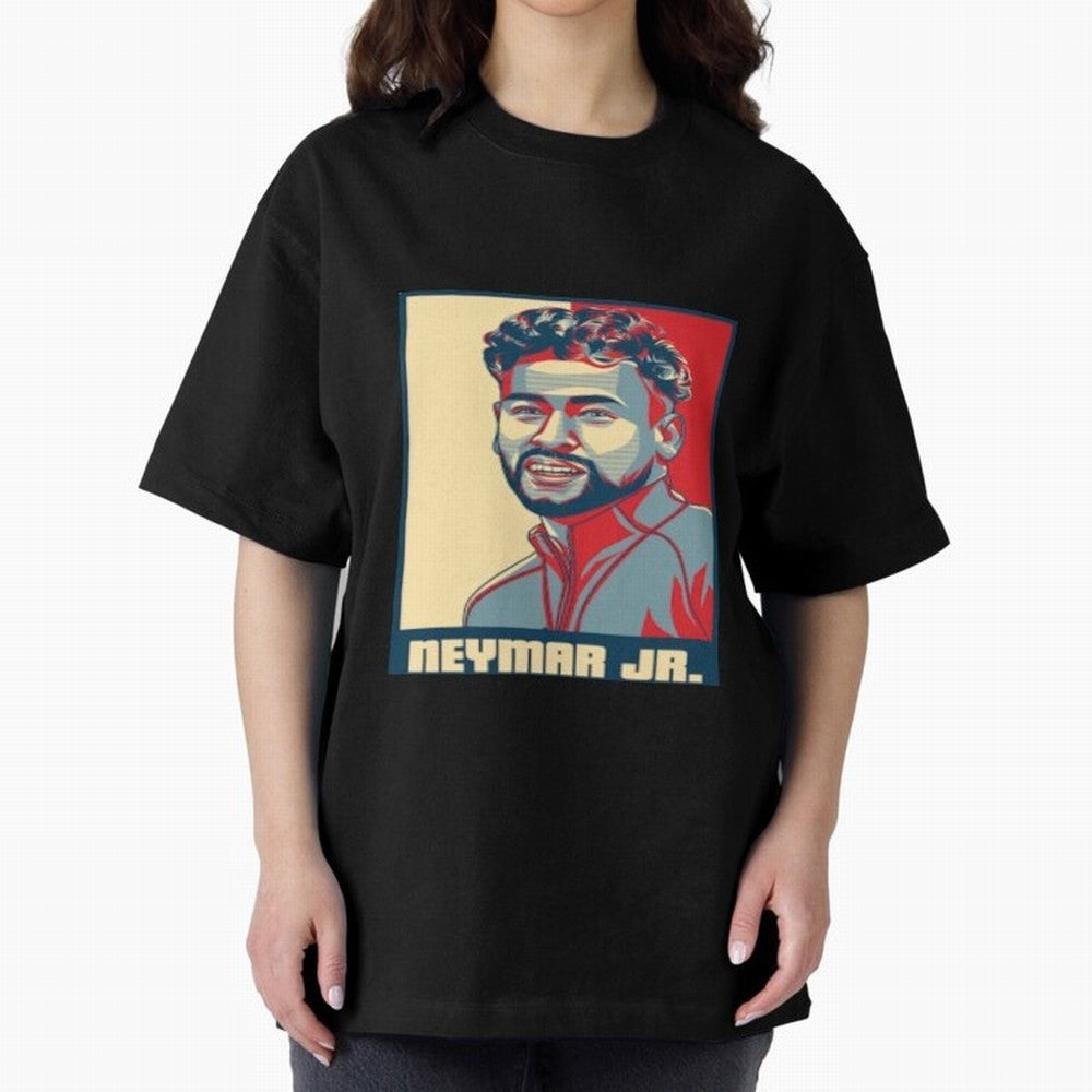 neymar jr al nassr Oversized T-Shirt Honor the FIFA World Cup 2026 Journey through Messi, CR7 and Mbappe Highlights, Brazil, Portugal and Argentina Pride, Football Festival Excitement, Trophy Ambitions, Country Rivalries and Star Player Buzz;
