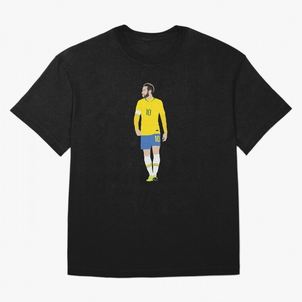 neymar brazil Oversized T-Shirt Celebrate Classic Football Spirit in FIFA World Cup 2026 Centered on Messi, Neymar and Mbappe, Argentina, France and Brazil Energy, Sports Nostalgia, International Competition, Famous Players and Unforgettable