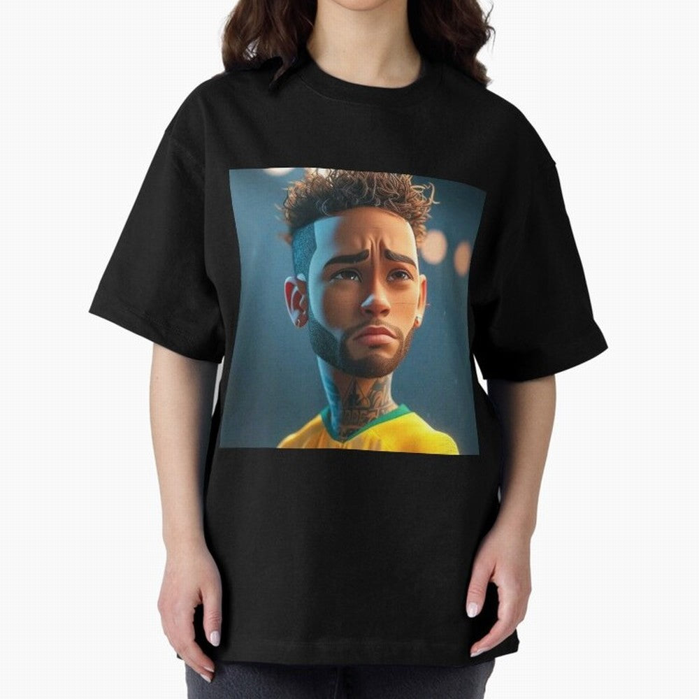 Neymar Jr cartoon picture Classic T-Shirt Bring Bold Fan Energy to FIFA World Cup 2026 USA Canada Mexico for Fans of Cristiano Ronaldo and Spain, Bringing Retro Football Energy, Iconic Rivalries, Trophy Chase Drama and Stadium Atmosphere; Ideal for