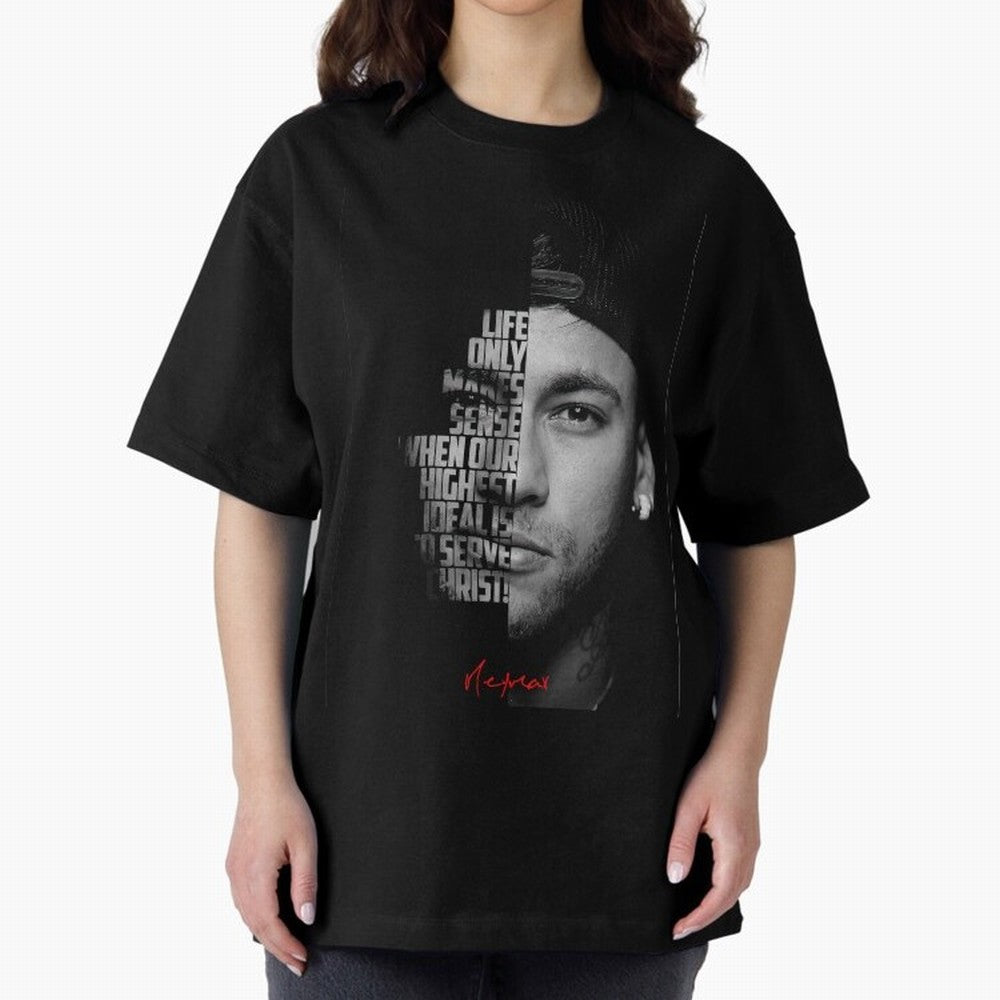 Black and white Neymar Jr quote. Classic T-Shirt Represent Football Lovers during Match Day Hype around FIFA World Cup 2026 USA Canada Mexico, Neymar, Brazil, Football Passion, Legendary Performances, Festival Vibes and Supporter Community; Perfect