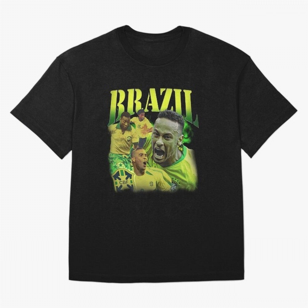 Neymar Brazil Vintage Essential T-Shirt Show Your Stadium Side during Global Football Passion for FIFA World Cup 2026 Group Stage, Connected to Messi, Neymar and Mbappe, Argentina, France and Brazil, Match Day Excitement, Supporter Culture, Golden