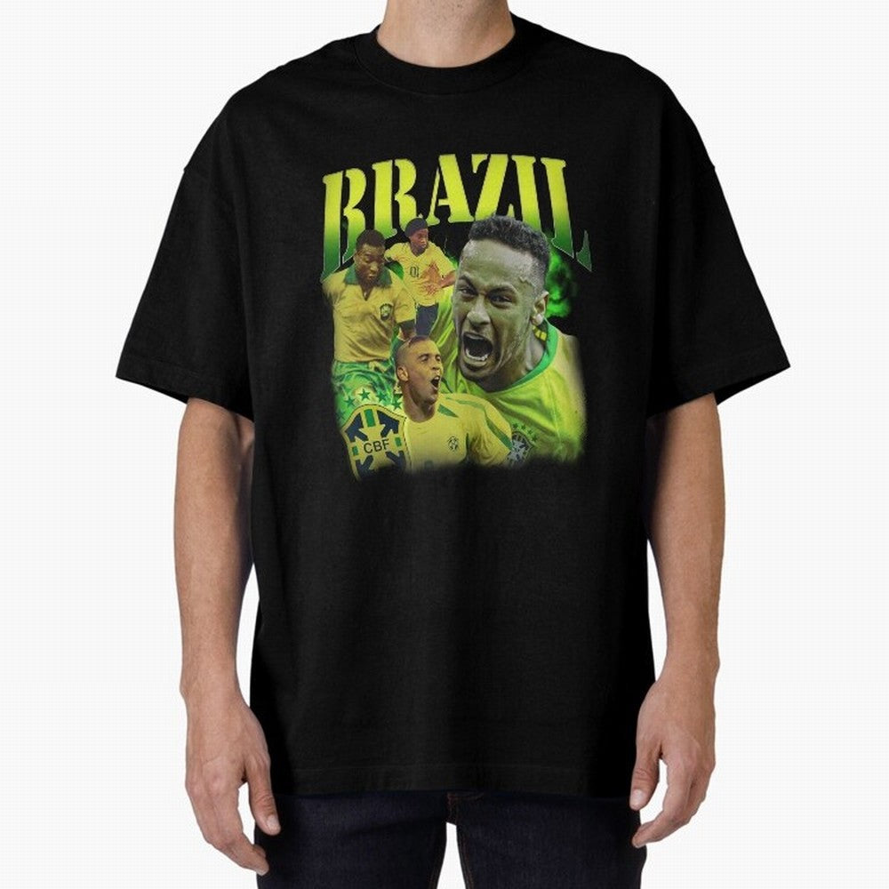 Neymar Brazil Vintage Essential T-Shirt Show Your Stadium Side during Global Football Passion for FIFA World Cup 2026 Group Stage, Connected to Messi, Neymar and Mbappe, Argentina, France and Brazil, Match Day Excitement, Supporter Culture, Golden