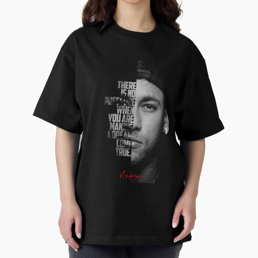 Black and white Neymar Jr quote. Classic T-Shirt Fuel FIFA World Cup 2026 Group Stage Spirit, Highlighting Germany, Messi, Neymar and Mbappe, Retro Football Energy, Iconic Rivalries, Trophy Chase Drama and Stadium Atmosphere; Great for Supporters