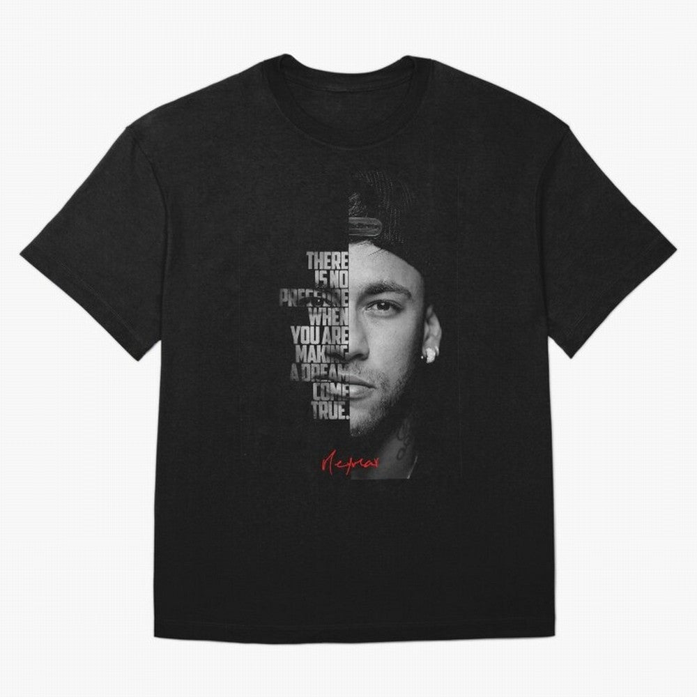 Black and white Neymar Jr quote. Classic T-Shirt Fuel FIFA World Cup 2026 Group Stage Spirit, Highlighting Germany, Messi, Neymar and Mbappe, Retro Football Energy, Iconic Rivalries, Trophy Chase Drama and Stadium Atmosphere; Great for Supporters
