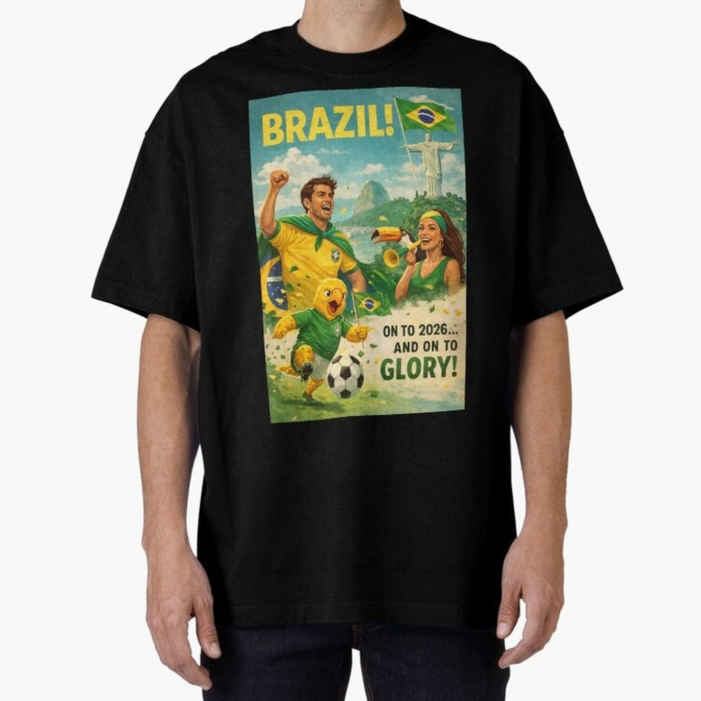 Brazil Rio de Janeiro Christ the Redeemer Sugarloaf Mountain FIFA World Cup 2026 Football Celebration Classic T-Shirt Show Your Stadium Side during FIFA World Cup 2026 USA Canada Mexico Capturing CR7, Spain Energy, Fan Favorite Moments, National