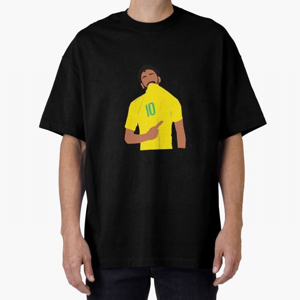 Neymar Jr Oversized T-Shirt Back the Journey through FIFA World Cup 2026 Group Stage for Fans of CR7 and France and Portugal, Bringing Champion Mindset, Group Stage Buzz, Knockout Tension and Passionate Fan Culture; Made for Die Hard Supporters,