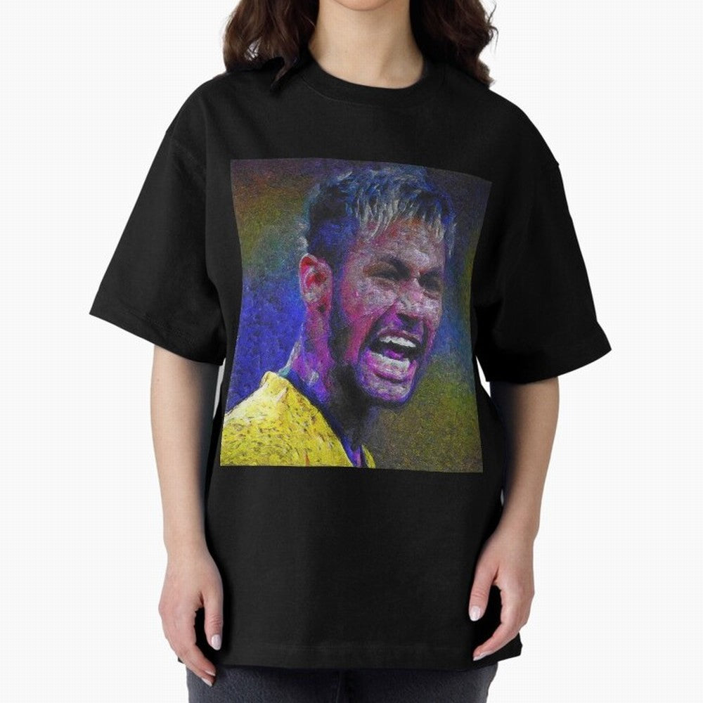 Neymar Poster Panting Art Brazilian Soccer Player Classic T-Shirt Carry the FIFA World Cup 2026 Journey through Neymar Highlights, Argentina and Brazil Pride, Tournament Hype, Historic Matchups, Family Viewing Parties and Global Sports Pride; Built
